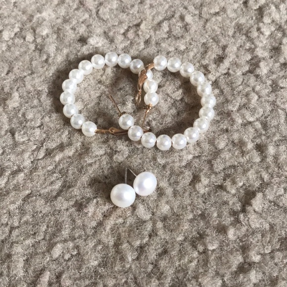 pearl earrings - Picture 1 of 1
